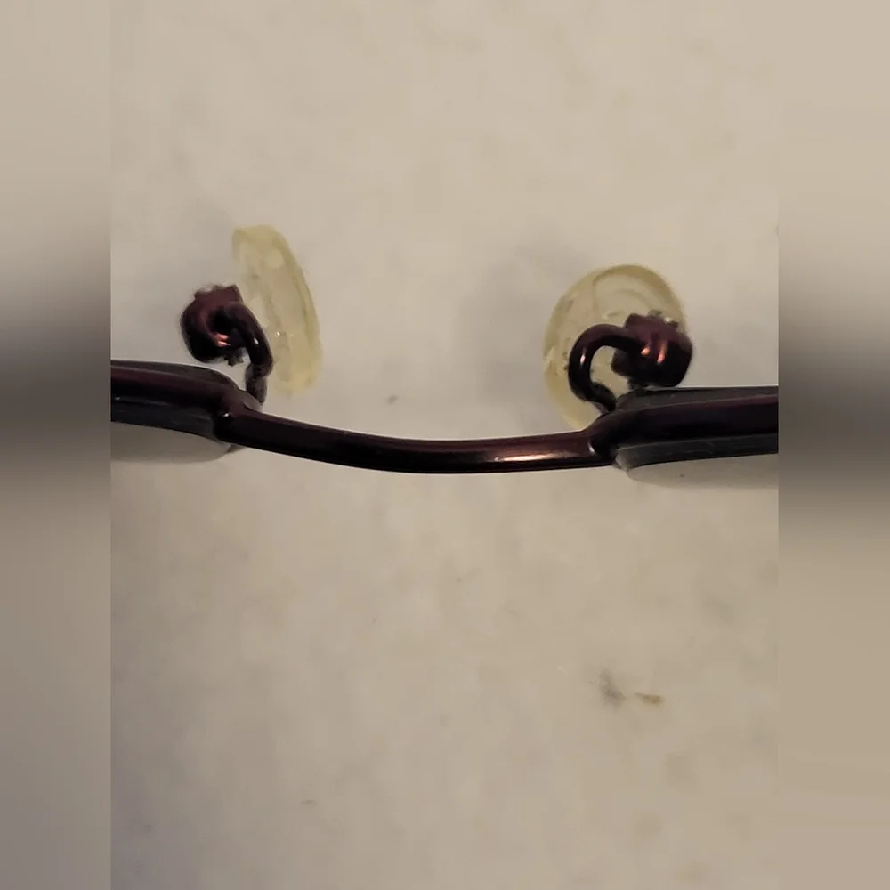 Covergirl wire frame eye glasses,  vintage wine color